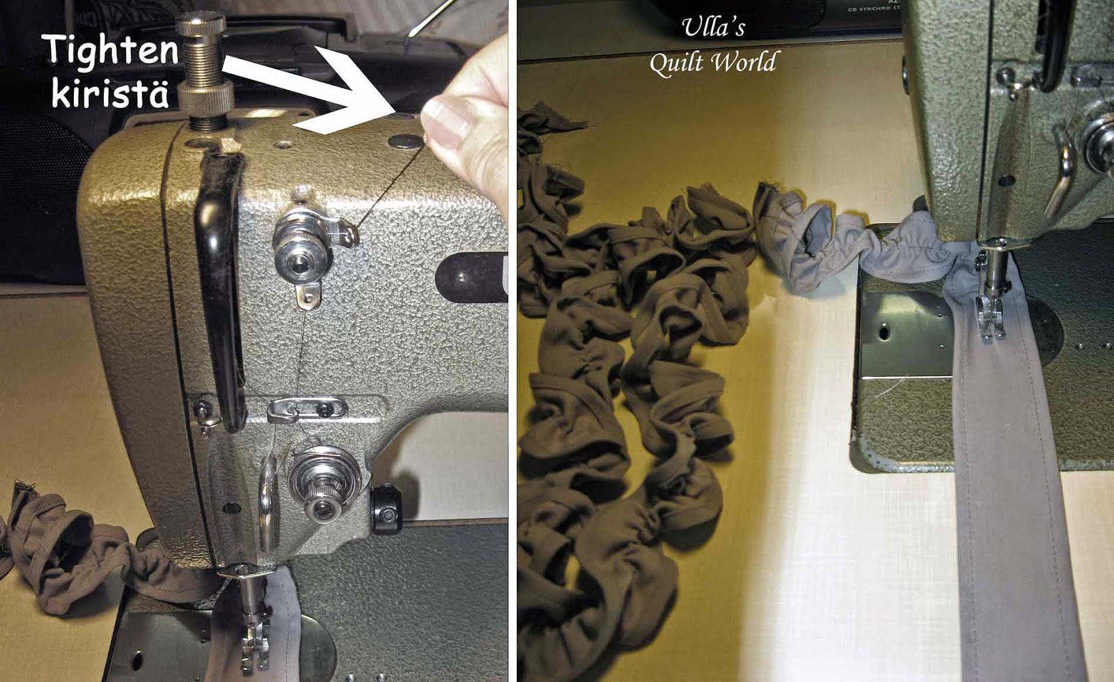 Rocking Chair cover and a rug+tutorial, quilting Ulla's Quilt World